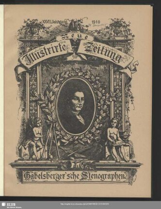 27.1910+Index: Neue illustrierte Zeitung für Gabelsbergersche Stenographen