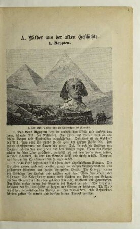 A. Bilder aus der alten Geschichte