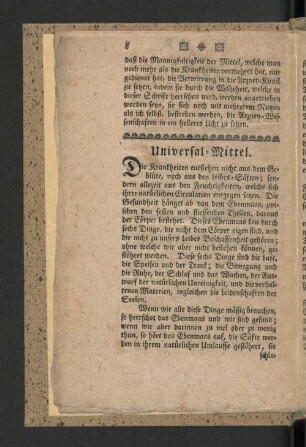 Universal-Mittel.