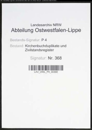 Kirchenbuchduplikate der katholischen Gemeinde Grafschaft (GHT 1800-1812). (Gemeinde: Grafschaft, Kreis Meschede)