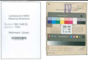 Entnazifizierung Gustav Wehrmann , geb. 09.10.1909 (Beamter)