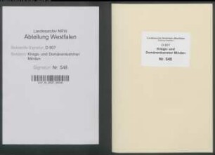 Amt Hausberge - Vogtei Gohfeld - Bauerschaft Volmerdingsen: Unterlagen der Revisionskommission