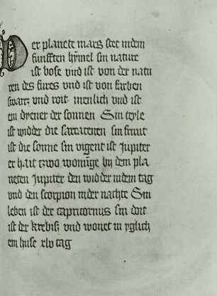 Schriftspiegel eines Lehrbuchs der Astronomie