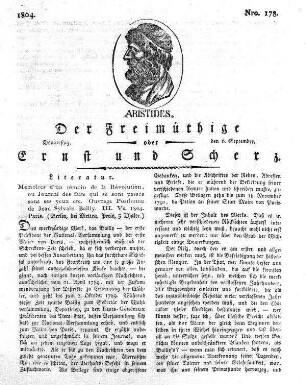 Nro. 178., Donnerstag den 6. September