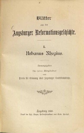 Urbanus Rhegius : [Biographie]