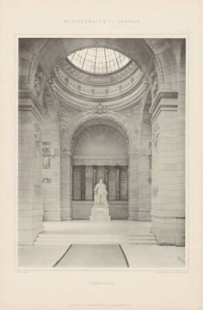 Blick in die Ruhmeshalle in Barmen