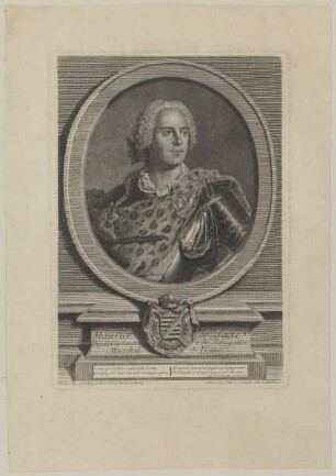 Bildnis des Maurice de Saxe