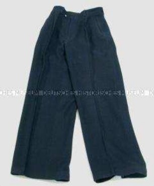 Dienstuniform für einen Angehörigen der Deutschen Grenzpolizei der DDR - lange Hose