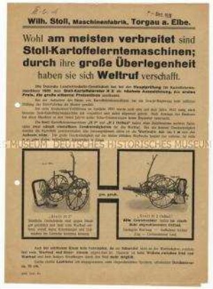 Kartoffelerntemaschine Modell H2