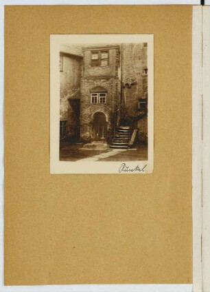 Burg Runkel, Runkel: Ansicht (aus: Skizzen- und Fotoalbum 23)
