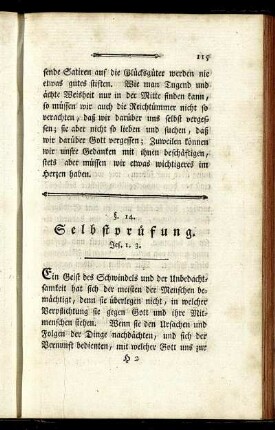 §. 14. Selbstprüfung.