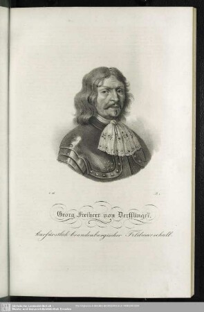 Georg Freiherr von Derfflinger, kurfürstlich brandenburger Feldmarschall