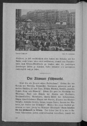 Der Altonaer Fischmarkt.