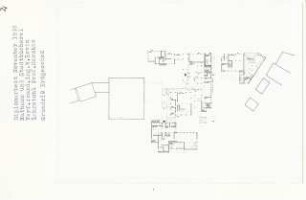 Rathaus und Stadtbücherei (Diplomarbeit bei Bernhard Hermkes): Grundriss Erdgeschoss
