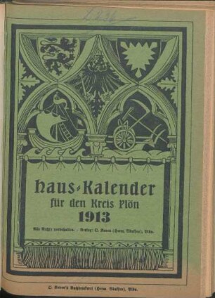 1913: Hauskalender für den Kreis Plön