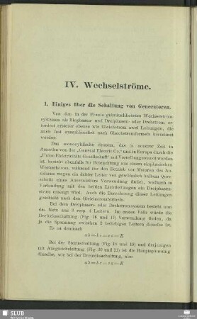 IV. Wechselströme