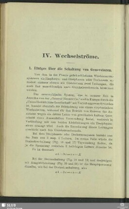 IV. Wechselströme