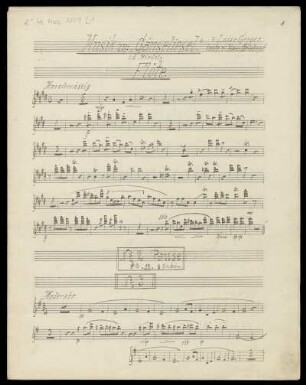 Musik zu Gänseliesel : Orchesterstimmen