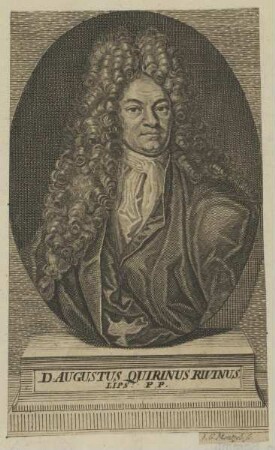 Bildnis des Augustus Quirinus Rivinus