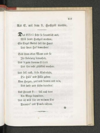 Als C. mit L. Hochzeit machte.