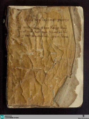 Geistliche Sammelhandschrift - Cod. St. Georgen 80