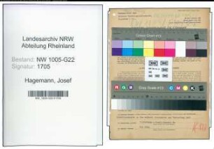Entnazifizierung Josef Hagemann , geb. 08.12.1892 (Geschaeftsinhaber)