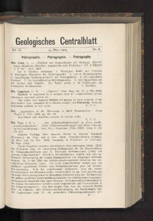 15. März 1903 No. 6.
