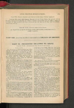 Part VIII.-Record Of Service.