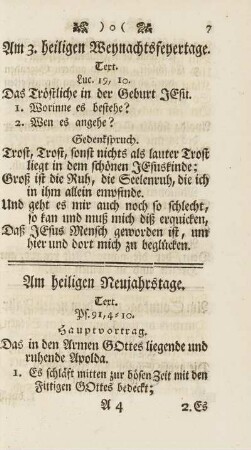 Am heiligen Neujahrstage