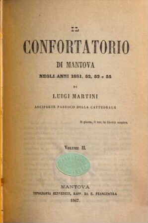Il confortatorio di Mantova negli anni 1851 - '52 - '53 - '55, 2