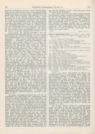 440-442 [Rezension] Martin, Alfred von (Hrsg.), Luther in ökumenischer Sicht