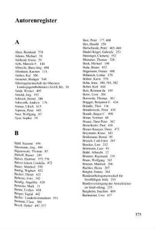 375-384, Autorenregister