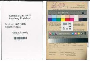 Entnazifizierung Ludwig Sorge , geb. 18.08.1921 (Steiger)
