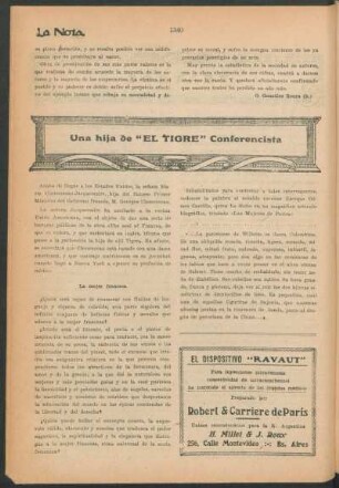 Una hija de "EL Tigre" conferencista