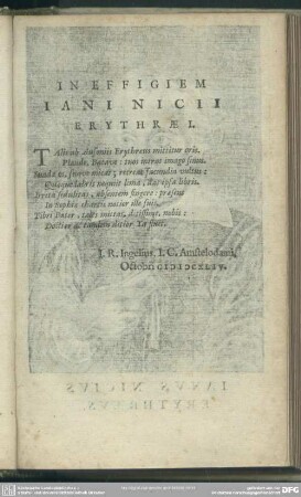 In Effigiem Jani Nicii Erythraei
