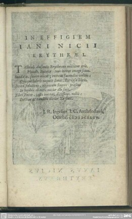 In Effigiem Jani Nicii Erythraei