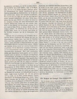 191-192 Ein Bescheid des Evangel. Ober-Kirchenraths