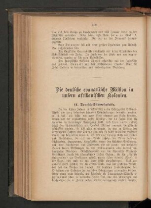 Die Deutsche Evangelische Mission in unsern Afrikanischen Kolonien