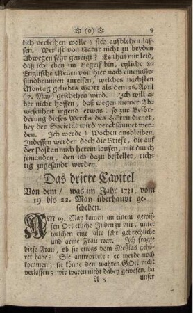 Das dritte Capitel – Das vierte Capitel