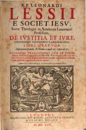 De iustitia et iure ... : libri IV.