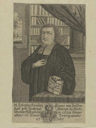 Bildnis des Johanes Samuel Adami