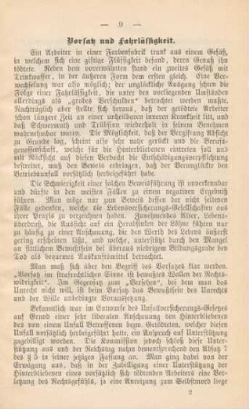 Vorsatz und Fahrlässigkeit
