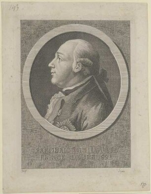 Bildnis des Frederic Guillaume de Prusse