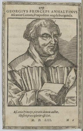Bildnis des Georgivs Anhaltivs