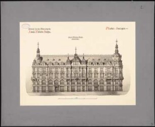 Bebauung der Kaiser-Wilhelm-Straße, Berlin: Südliche Ansicht Kaiser-Wilhelm-Straße 1:50