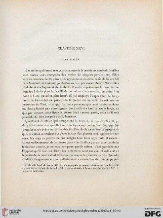 Chapitre XXVI: Les stèles