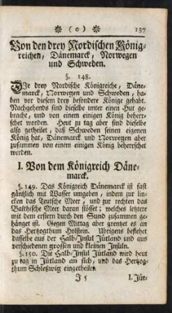 Von den drey Nordischen Königreichen, Dänemarck, Norwegen und Schweden