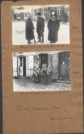 Polnische Bauernfrauen auf dem Markt in Lida