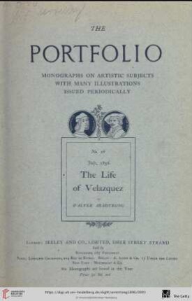 Nr. 28: The Portfolio: monographs on artistic subjects: The life of Velazquez