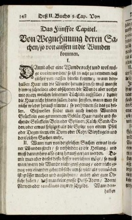 Das Fünffte Capitel. - Das Zehende Capitel.